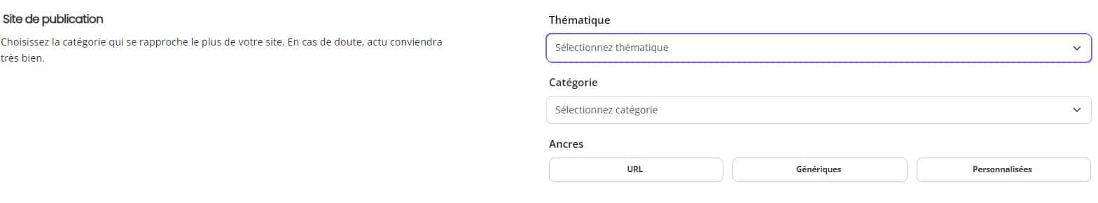 choix thématique linkuma