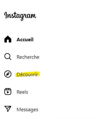 decouvrir instagram